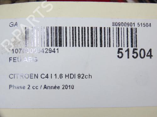 Left taillight CITROËN C4 I (LC_) 1.6 HDi | BP23505495C34 