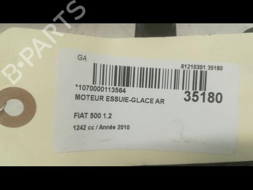 Used Rear wiper motor FIAT 500 (312_) 1.2 (312AXA1A) (69 hp) 9597892