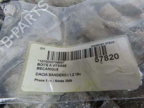 Gearbox DACIA SANDERO 1.2 16V | BP36493712M3 - Image 6