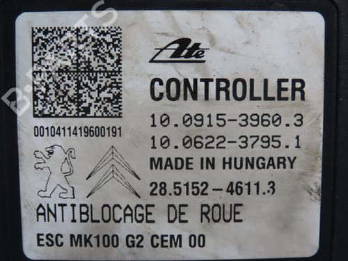 ABS pump PEUGEOT 208 I (CA_, CC_) 1.2 VTI 82 | BP26381211M43
