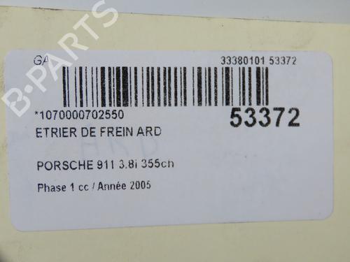 Pinça travão trás direita PORSCHE 911 Convertible (997) 3.6 Carrera (325 hp) 31575789