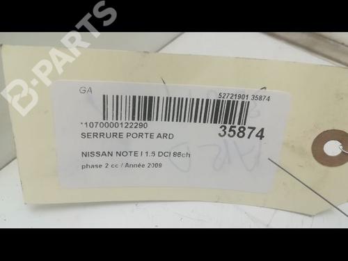 Rear right lock NISSAN NOTE (E11, NE11) 1.5 dCi | BP9598413C99 