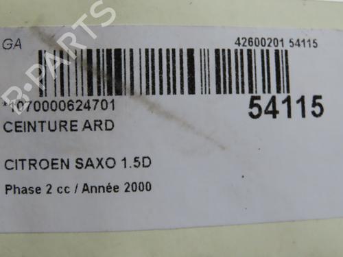 Rear right belt tensioner CITROËN SAXO (S0, S1) 1.5 D | BP28968109C90 