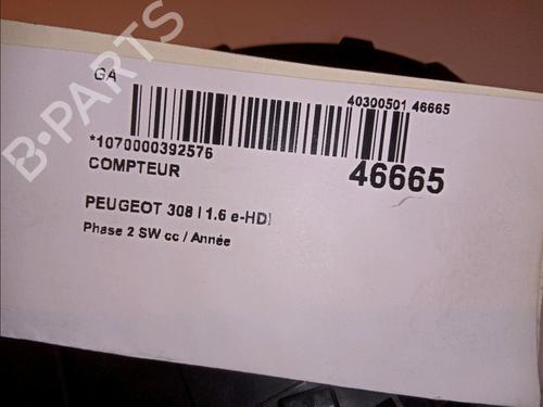 Instrument cluster PEUGEOT 308 SW I (4E_, 4H_) 1.6 HDi | BP12203468C47