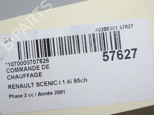 Used Climate control Climate control RENAULT SCÉNIC I MPV (JA0/1_, FA0_) 1.4 16V (JA0D, JA1H, Ja0W, JA10) (95 hp) 33561805 33561805