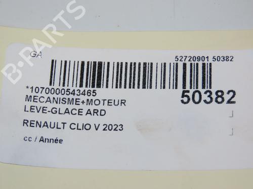 Rear right window mechanism RENAULT CLIO V (B7_) 1.6 E-TECH 145 (B7MU) | BP18859347C25