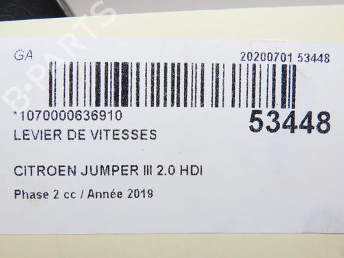Gear lever CITROËN JUMPER II Van 2.0 BlueHDi 130 | BP28967324M90 