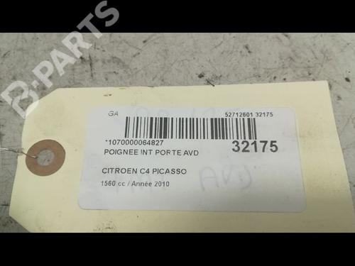 Front right interior door handle CITROËN C4 Picasso I MPV (UD_) 1.6 HDi | BP9595313I14 