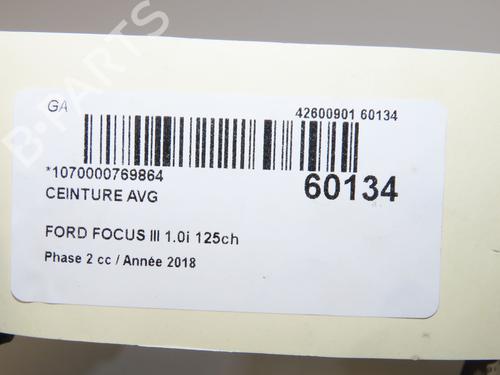 Front left seatbelt FORD FOCUS III 1.0 EcoBoost | BP38972841I26 - Image 6