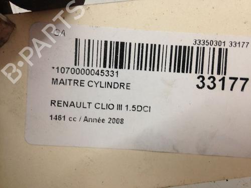 Used Brake master cylinder RENAULT CLIO III (BR0/1, CR0/1) 1.5 dCi (C/BR0G, C/BR1G) (68 hp) 9593595