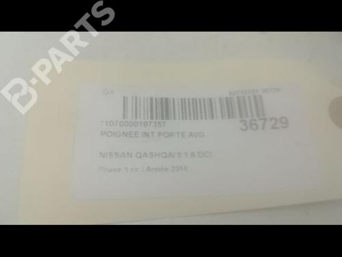 Front left interior door handle NISSAN QASHQAI II SUV (J11, J11_) 1.6 dCi | BP9603631I13 