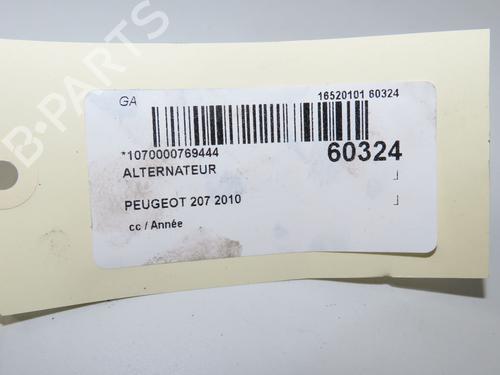 Used Alternator Alternator PEUGEOT 207 SW (WK_) 1.6 HDi (90 hp) 39756427 39756427