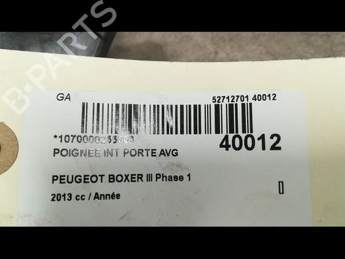 Used Front left interior door handle PEUGEOT BOXER Platform/Chassis 2.2 HDi 110 (110 hp) 9610435