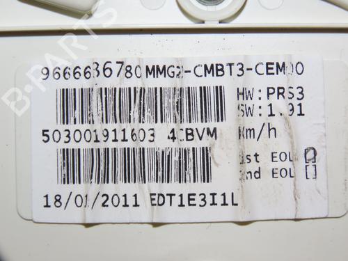 Used Instrument cluster PEUGEOT 206+ (2L_, 2M_) 1.1 (60 hp) 28830533