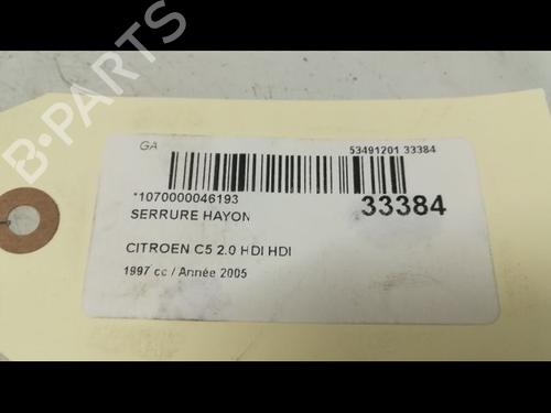 Used Tailgate lock Tailgate lock CITROËN C5 II (RC_) 2.0 HDi (RCRHRH) (136 hp) 9593688 9593688