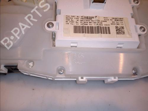 Instrument cluster PEUGEOT 208 I (CA_, CC_) 1.2 VTI 82 | BP14951118C47 