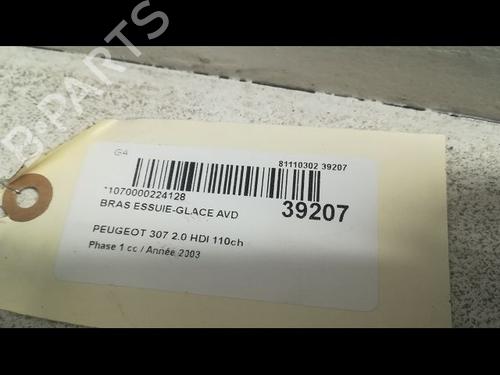 Front windshield wiper arm PEUGEOT 307 (3A/C) 2.0 HDi 110 | BP14881145C143 