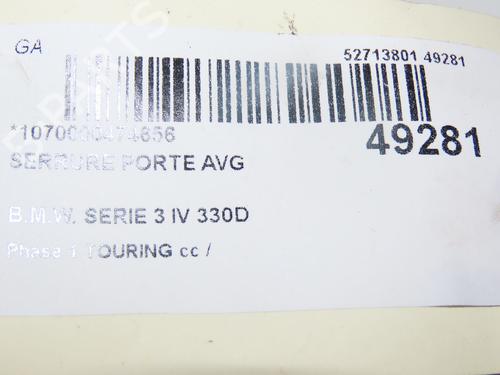 Front left lock BMW 3 Touring (E46) 330 d | BP28968816C98 