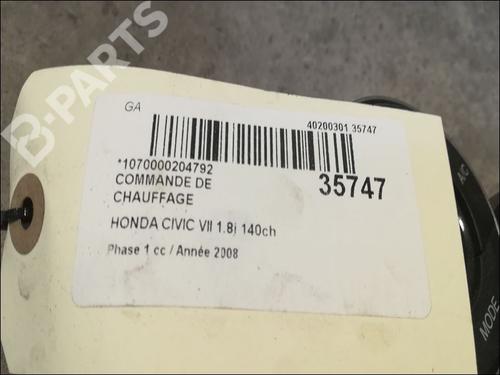 Climate control HONDA CIVIC VIII Hatchback (FN, FK) 1.8 (FN1, FK2) | BP9604131I5 