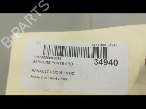 Used Rear right lock RENAULT CLIO III Grandtour (KR0/1_) 1.5 dCi (KR0F) (86 hp) 9596355