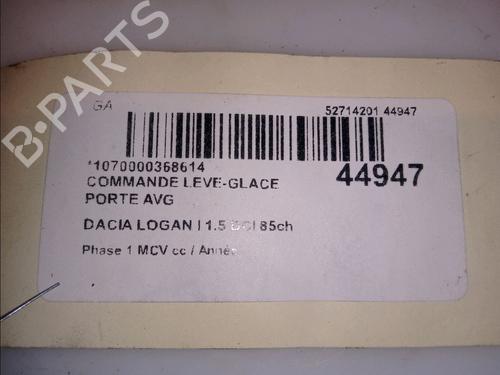 Used Left front window switch DACIA LOGAN MCV (KS_) 1.5 dCi (KS0W) (86 hp) 11102989