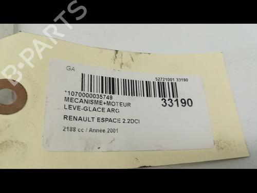 Rear left window mechanism RENAULT ESPACE III (JE0_)  | BP23176750C24 