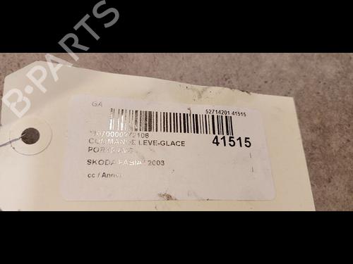 left-front-window-switch-skoda-fabia-i-6y2-14-1j3959857a-1999-2000-2001-2002-2003-2004-2005-2006-2007-2008-9612755 main image