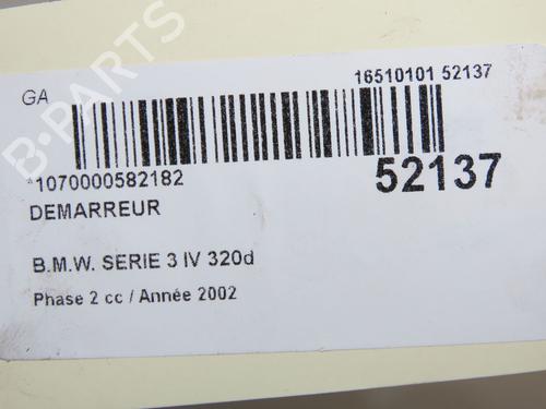 Starter BMW 3 (E46) 320 d | BP36493424M8  - Image 7