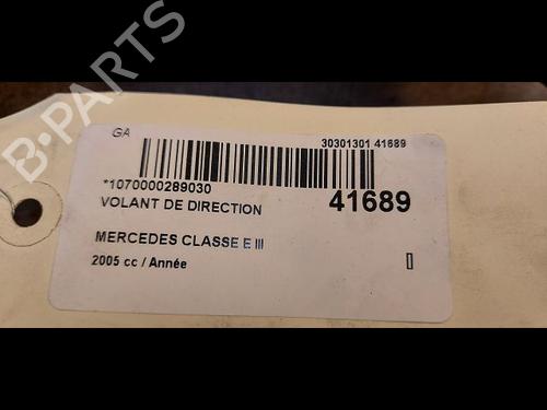 Used Steering wheel MERCEDES-BENZ E-CLASS (W211) E 280 CDI (211.020) (190 hp) 23173053