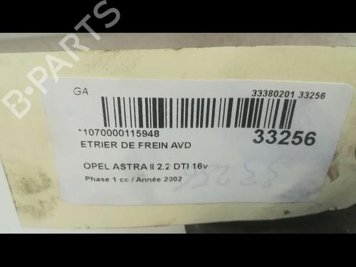 Used Right front brake caliper OPEL ASTRA G Hatchback (T98) 2.2 DTI (F08, F48) (125 hp) 14877155