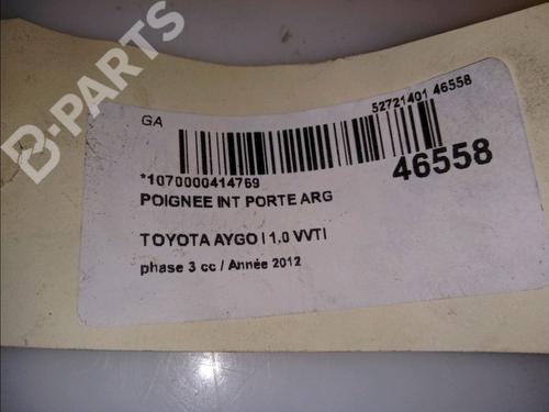 Rear left interior door handle TOYOTA AYGO (_B1_) 1.0 (KGB10_, KGB10R) | BP11820898I15 