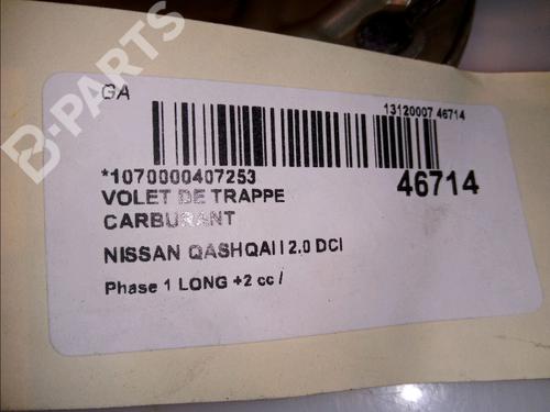 Klapa wlewu paliwa NISSAN QASHQAI / QASHQAI +2 I (J10, NJ10, JJ10E) 2.0 dCi | BP11418076C131 