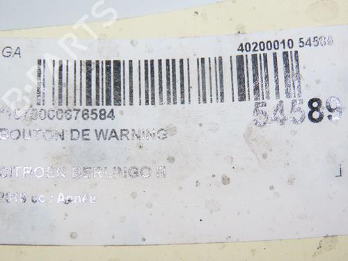 Used Warning switch CITROËN BERLINGO Box Body/MPV (K9) 1.6 BlueHDi 100 (99 hp) 31120425