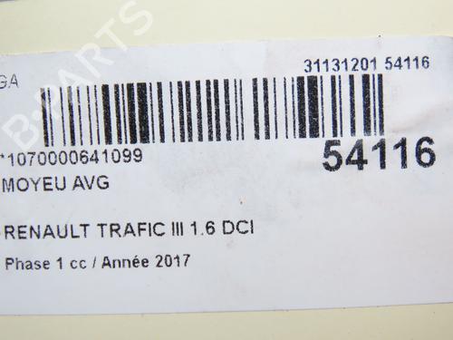 Right front steering knuckle RENAULT TRAFIC III Van (FG_) 1.6 dCi 125 (FGMH) | BP28829847M26 