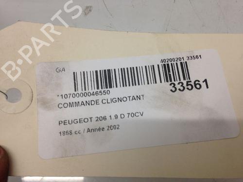 Used Steering column stalk PEUGEOT 206 Hatchback (2A/C) 1.9 D (69 hp) 9593712