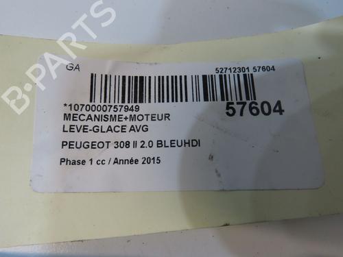 Used Front left window mechanism Front left window mechanism PEUGEOT 308 II (LB_, LP_, LW_, LH_, L3_) 2.0 BlueHDi 150 (150 hp) 36427144 36427144
