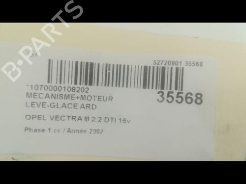 Used Rear right window mechanism OPEL VECTRA C GTS (Z02) 2.2 DTI 16V (F68) (125 hp) 9602806