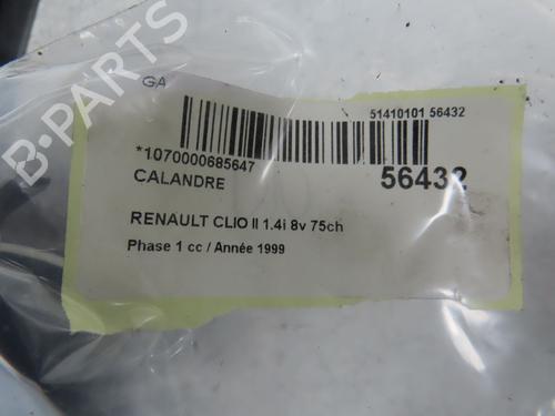 Used Grille RENAULT CLIO II (BB_, CB_) 1.4 (B/CB0C, B/CB0S) (75 hp) 31962050