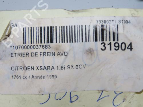 Used Right front brake caliper Right front brake caliper CITROËN XSARA (N1) 1.8 i (90 hp) 33711634 33711634
