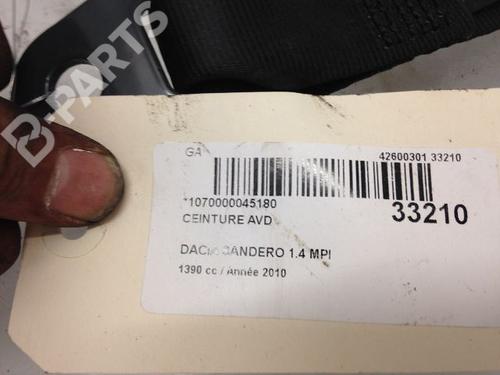 Front right belt tensioner DACIA SANDERO 1.4 MPI LPG | BP9593587C88 
