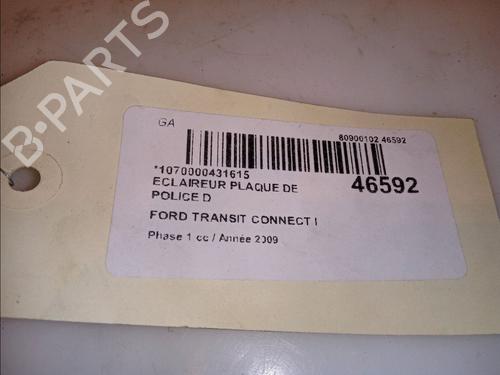 Used Licence plate light FORD TRANSIT CONNECT (P65_, P70_, P80_) 1.8 Di (75 hp) 14880697