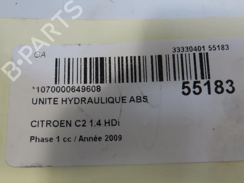 Used ABS pump CITROËN C2 (JM_) 1.4 HDi (68 hp) 29551192
