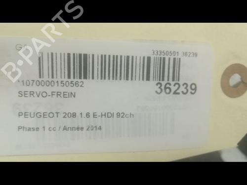 Used Servo brake PEUGEOT 208 I (CA_, CC_) 1.6 HDi (92 hp) 9600946