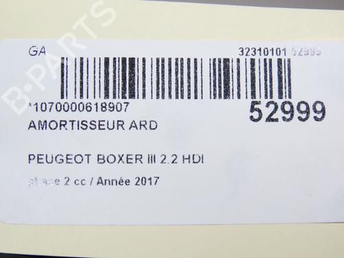 Used Right rear shock absorber PEUGEOT BOXER Van 2.0 BlueHDi 130 (130 hp) 28829874