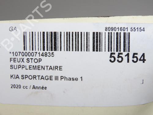 Third brake light KIA SPORTAGE IV (QL, QLE) 1.6 CRDi Eco-Dynamics+ | BP32432999L11