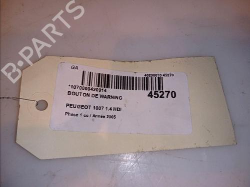 Used Warning switch Warning switch PEUGEOT 1007 (KM_) 1.4 HDi (68 hp) 11976461 11976461