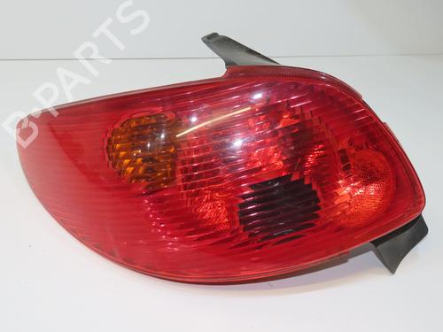 Used Left taillight Left taillight PEUGEOT 206 Hatchback (2A/C) 1.4 HDi eco 70 (68 hp) 36511160 36511160