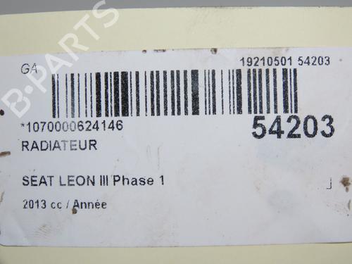 Used Water radiator SEAT LEON (5F1) 1.2 TSI (105 hp) 29601090