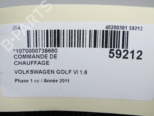 Climate control VW GOLF VI (5K1) 1.6 TDI | BP37411046I5 - Image 6