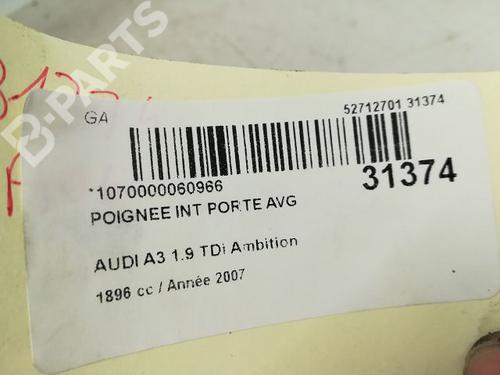 Front left interior door handle AUDI A3 Sportback (8PA) 1.9 TDI | BP9594985I13 
